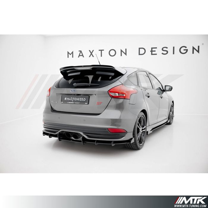 Diffuseur Maxton Street Pro + Flaps Ford Focus ST MK3 Facelift  2015 - 2018